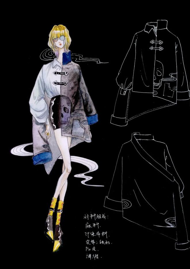 該看！服裝設計效果圖師生作品成果展 創意與技藝的交織盛宴